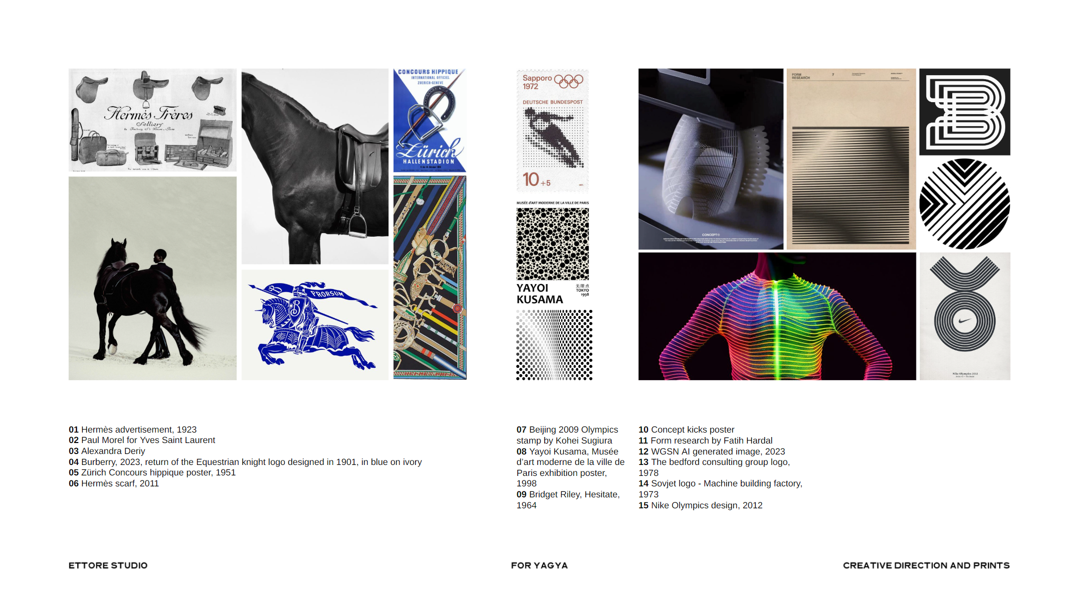 Ettore studio - creative direction, print design & photography